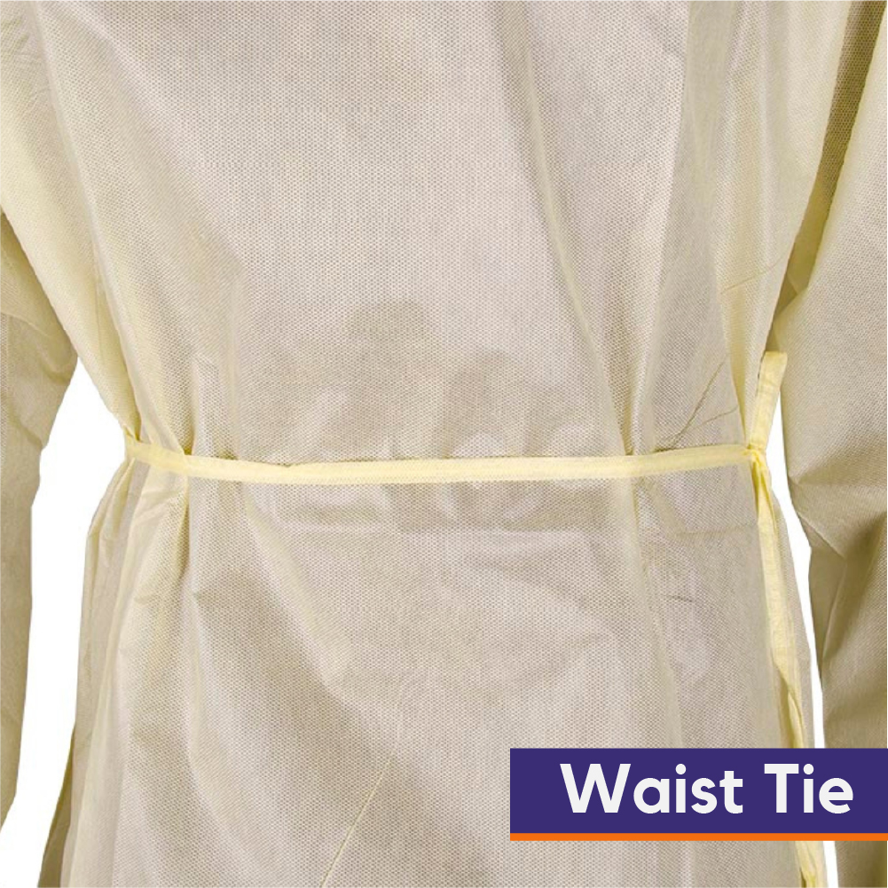 back-waist-tie-of-mannequin-wearing-clearview-sms-isolation-gown-with-thumb-hooks-yellow