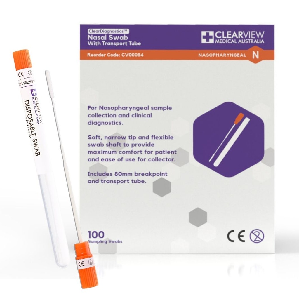 [CV00084] Clearview Pernasal Swab with Transport Tube