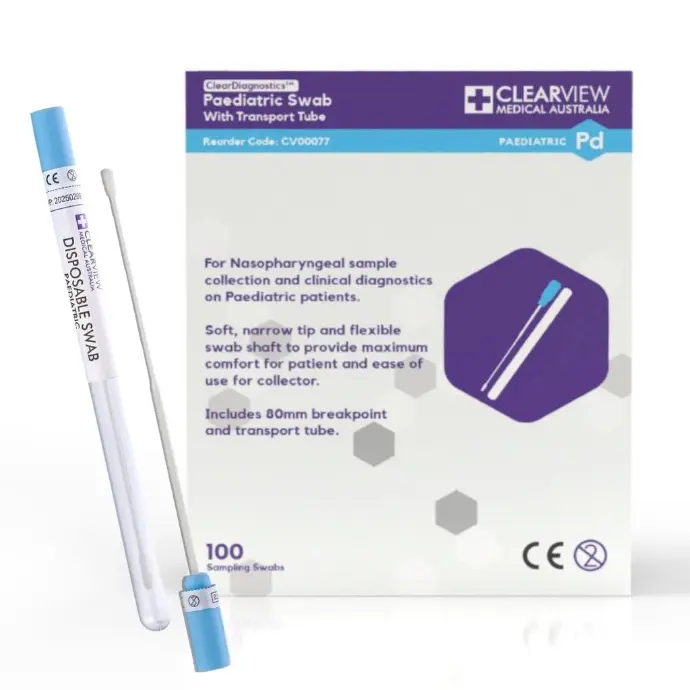 [CV00077] Clearview Paediatric Swab with Transport Tube