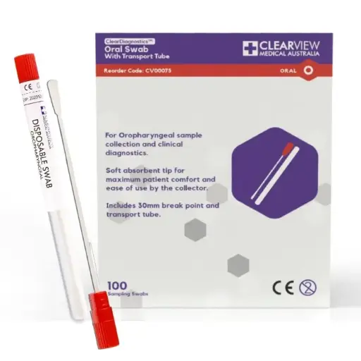 Clearview Oral Swab with Transport Tube