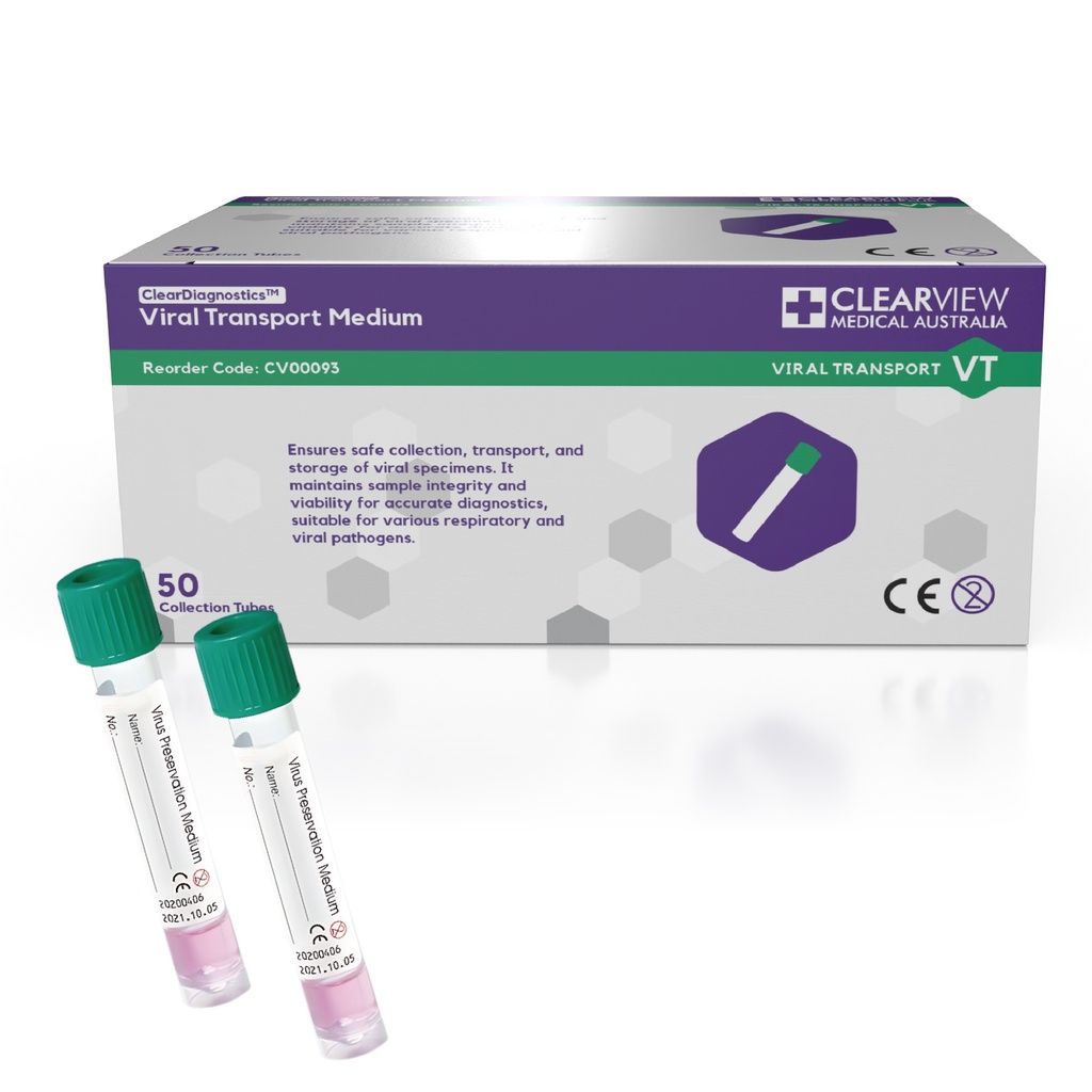 Clearview Viral Transport Medium | VTM Tubes | Bulk Pathology Supplies