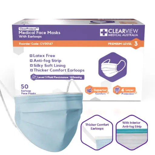 Clearview Level 3 Premium Face Masks  